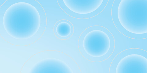 Abstract geometric background gradient soft light blue bokeh for Graphic Business background hitech technology digital design illustration web template background backdrop desktop wallpaper bubbles
