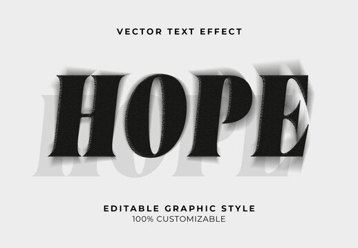 Black Serif Distorted Vintage Retro Comic Text Effect