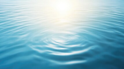 Naklejka premium Rippled Water Surface Reflecting Sunlight