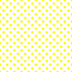 Yellow Pentagon Seamless Vector Pattern