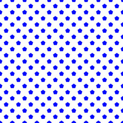 Dark Blue Pentagon Seamless Vector Pattern