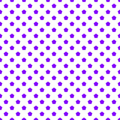 Dark Purple Pentagon Seamless Vector Pattern