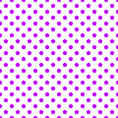 Purple Pentagon Seamless Vector Pattern