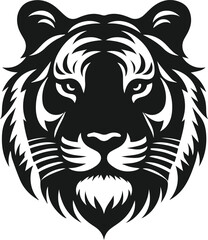 tiger head vector
