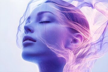 A Visual Representation of Depression Through a Woman’s Brain in Distress