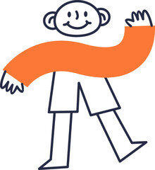 Abstract Shape Chaabstract, cartoon, vector, illustration, funny, shape, icon, set, graphic, cute, character, doodle, face, collection, design, trendy, geometric, symbol, elracter Illustration Element