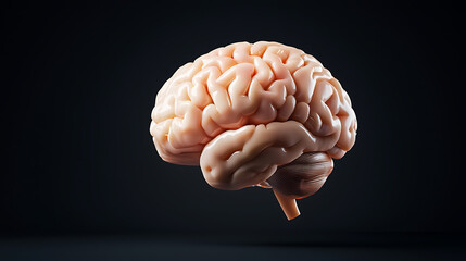 Futuristic brain workout stats visualization digital realm concept art high-tech environment close-up view cognitive enhancement insights