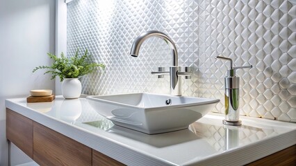 Modern Bathroom Sink Design: Elegant Faucets & Clean Aesthetics - Luxury Bathroom Inspiration