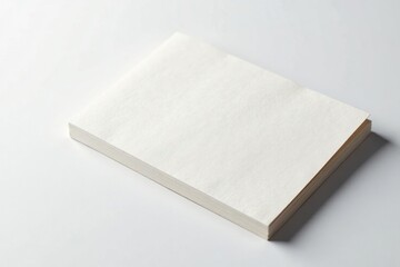 Fototapeta premium Soft, textured flap, clean white backdrop, sharp focus , detail, paper