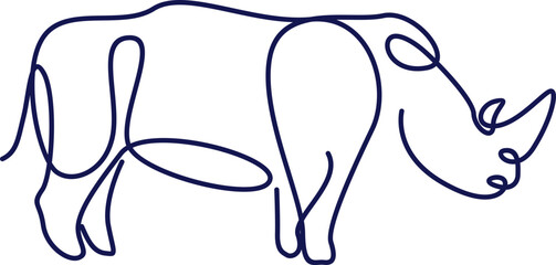 Line Art Animal Illustration Element