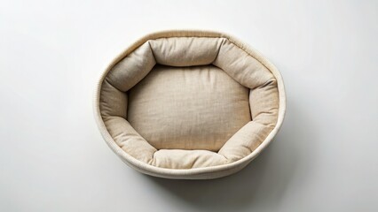 Pet Bed Review: Above Shot, Natural Organic Materials, Flat Lay Photography