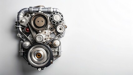Eco-Friendly Engine Drone Photography: Sustainable Technology Close-Up Macro Shot