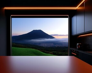 Mountain View Kitchen Sunrise.