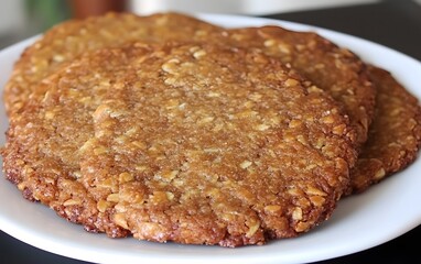 Delicious Homemade Oatmeal Anzac Biscuits Cookies
