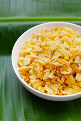 Dries cabbage leaves praserveg vegetables