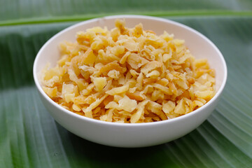 Dries cabbage leaves praserveg vegetables