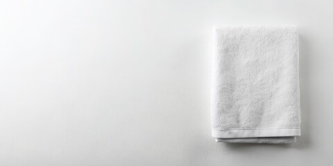 Surreal Hand Towel Photography: Flat Lay, White Background, Product Shot