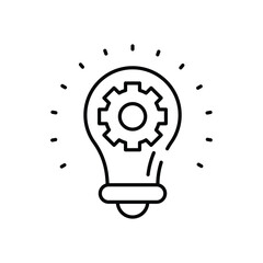 innovation vector icon stock illustration