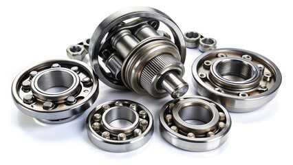 Low Light Photography: Constant Velocity Joint & Bearing Mechanics - Detailed Close-up