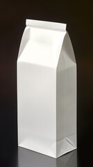 Blank White Paper Bag Mockup Product Packaging