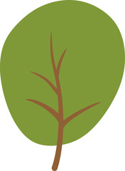 Doodle Tree illustration Element Set