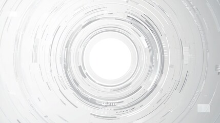 Abstract concentric circles technology background design