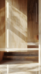 Luxury Interior Highlighting the Beauty of High-Quality Plywood Paneling