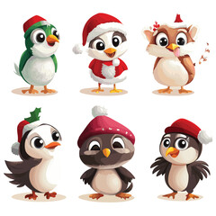 Naklejka premium Animal Christmas