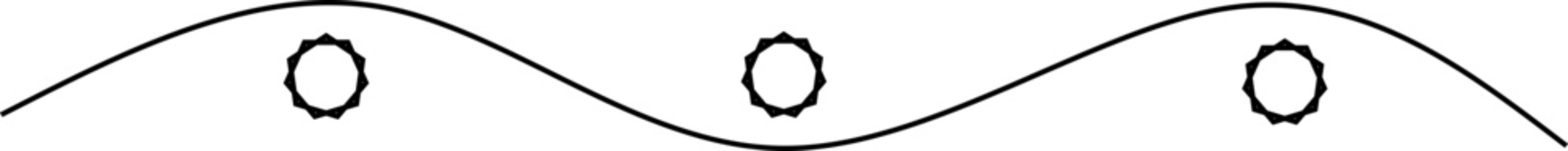  Footer Line Minimalist Element Set