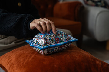 Colorful Ramadan Eid Candy and Chocolate in the Traditional Ottoman Cuisine Desserts Photo, Eid...