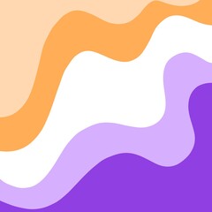 Cute abstract background of liquid purple and orange	
