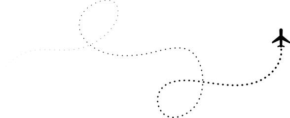 Airplane routes, travel 