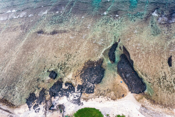 To Vo gate ( The stone gate arch) on Ly Son Island, Quang Ngai Province, Vietnam