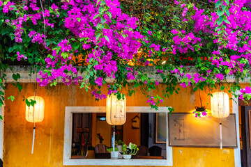 Hoi An ancient town riverfront in Quang Nam Province of Vietnam