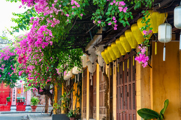 Hoi An ancient town riverfront in Quang Nam Province of Vietnam