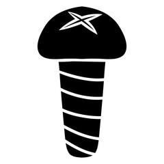 screw bolt icon vector