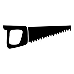 handsaw carpenter tools logo icon
