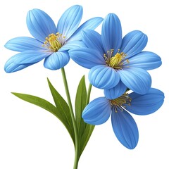 Blue Flowers Bouquet