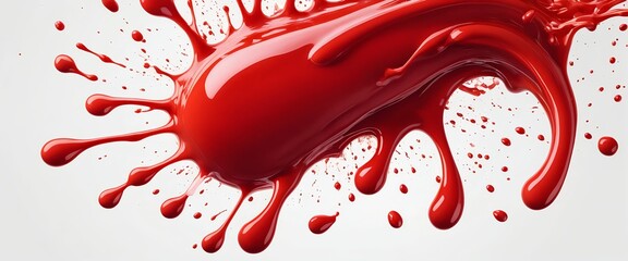 Red Paint Splash