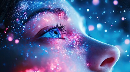 Cosmic Girl:  Face for Light, Dreamscape.