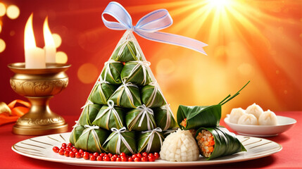 Festive Food Christmas Tree