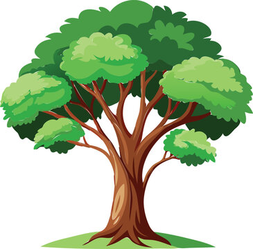 Decorative Tree Vector Illustration &ndash; Available on EPS File
