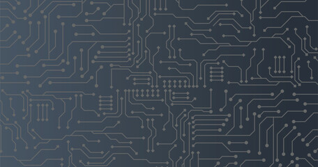 Electronics board. Circuit board electronic hi tech pattern. Vector abstract computer chip. Black monochrome background
