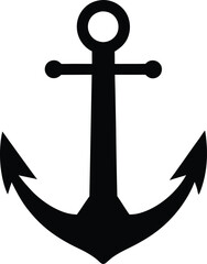 Anchor Silhouette Vector Design, Anchor Icon