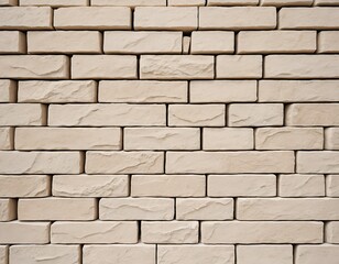 Obraz premium Beige Brick Wall Texture