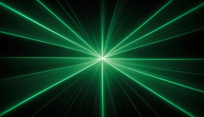 Green Laser Light Show Burst