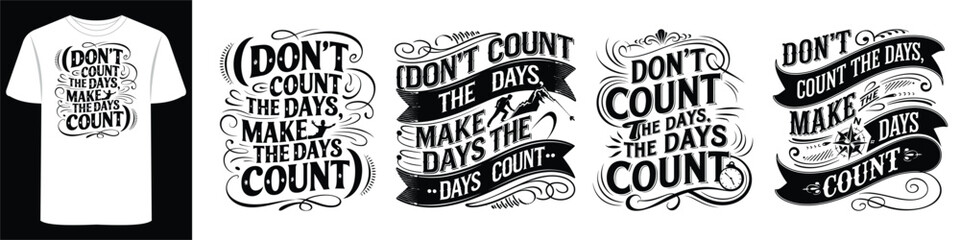 T-Shirt Prints with Motivation and Typography to Break Barriers