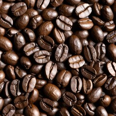 Fototapeta premium Roasted Coffee Beans Background