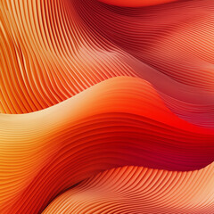 Abstract Red and Orange Wave Swirling Motion Background
