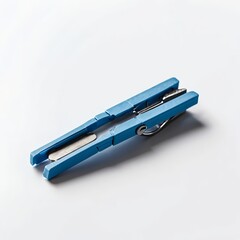 Blue Plastic Clothes Peg
